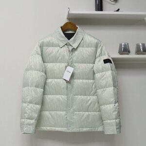Dior all-over logo down jacket